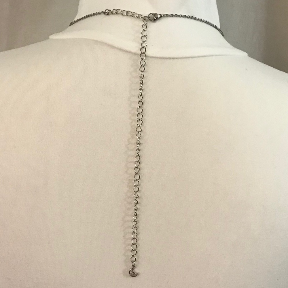 Peaky Blinders Grace Shelby Teardrop Sapphire Necklace, Handmade Replica - Picture 10 of 15